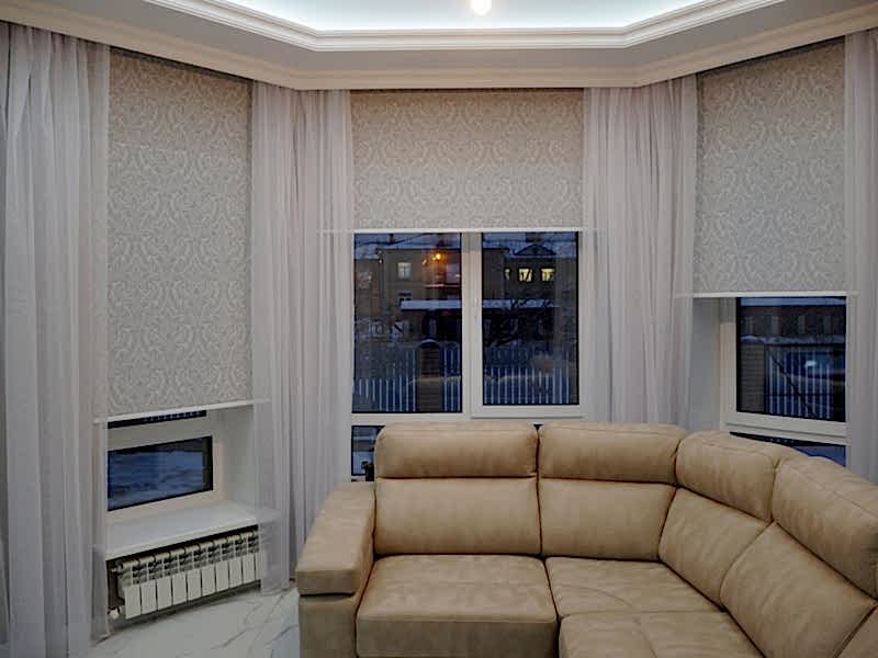 Рулонные шторы на проем