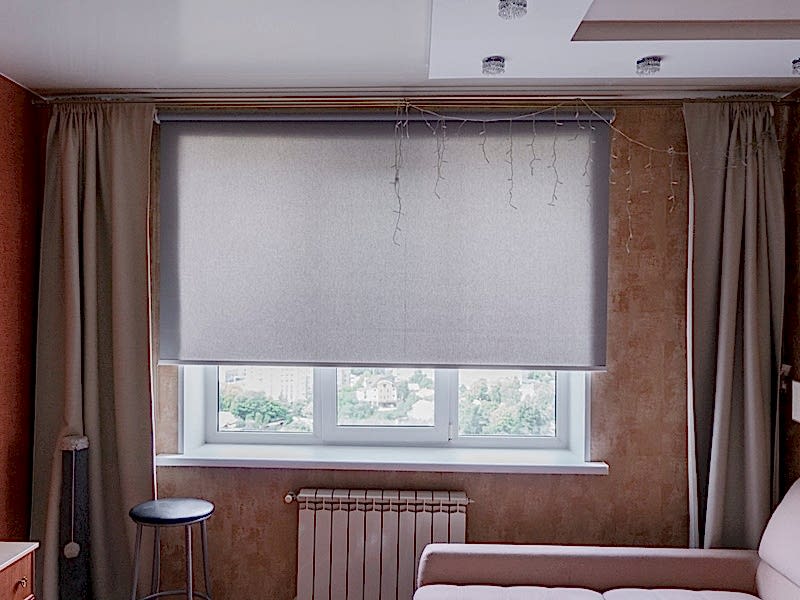 Рулонные шторы на проем