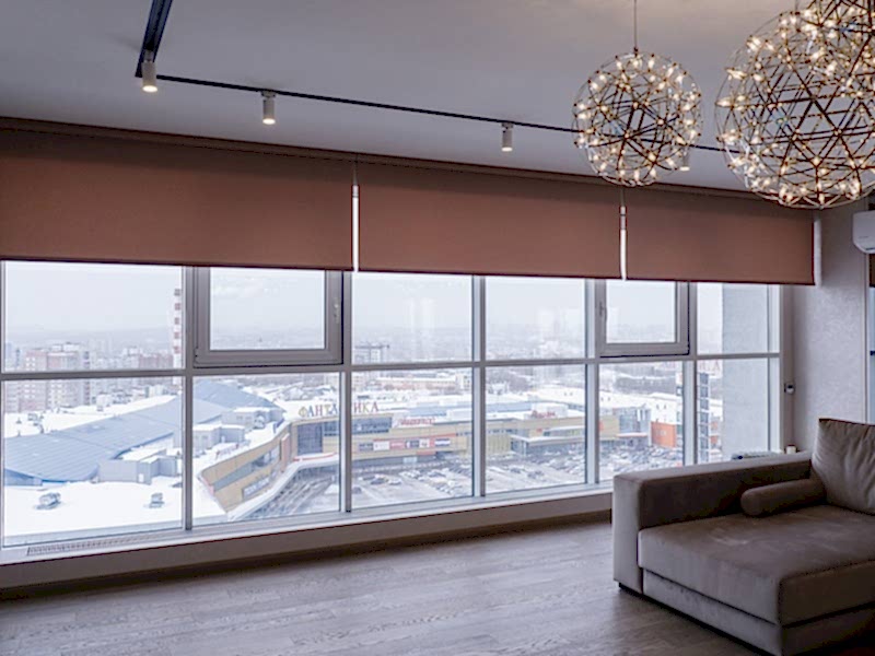 Рулонные шторы на проем