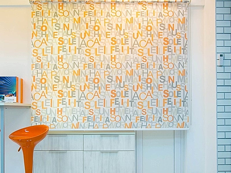 Рулонные шторы на проем