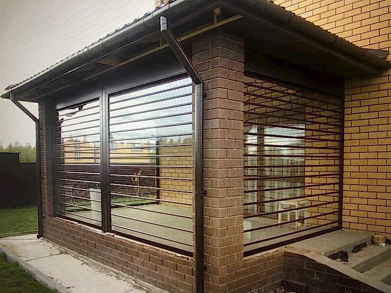 Рольставни прозрачные