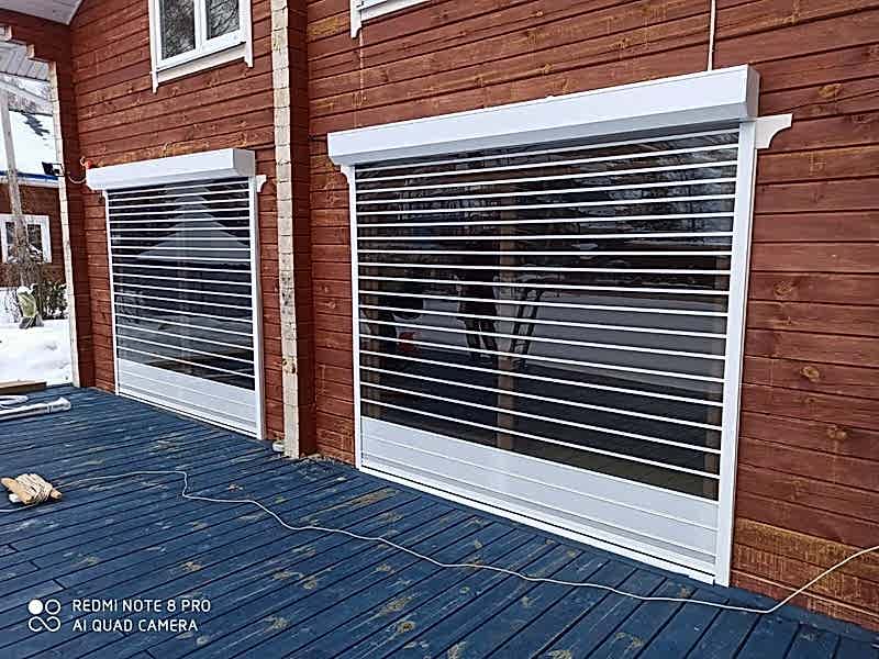 Рольставни прозрачные