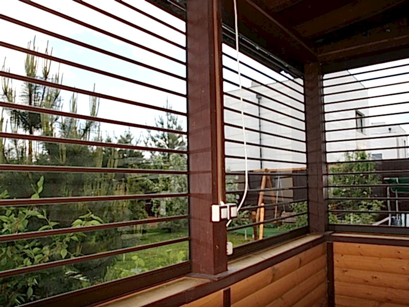 Рольставни прозрачные