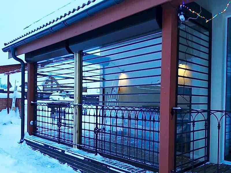 Рольставни прозрачные