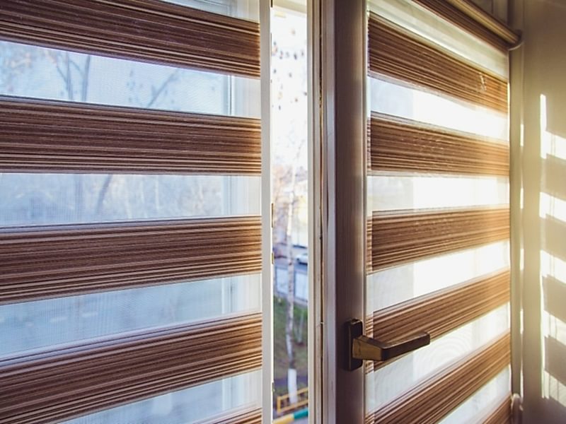 Рулонные шторы Зебра MINI