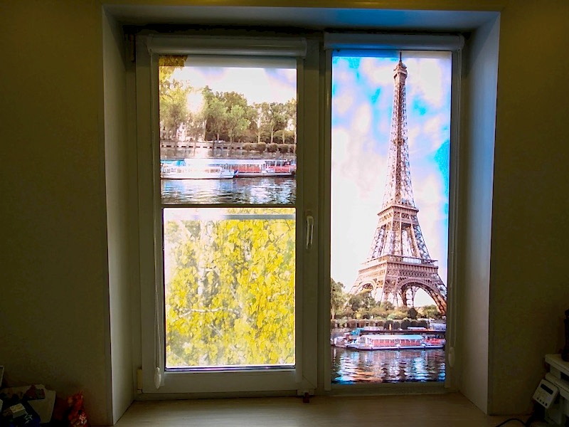 Рулонные шторы UNI-2<br/>(установка на створку)