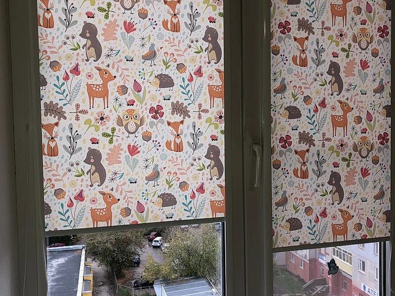 Рулонные шторы UNI-2<br/>(установка на створку)