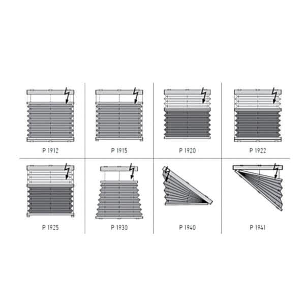 Электроприводы для плиссированных жалюзи