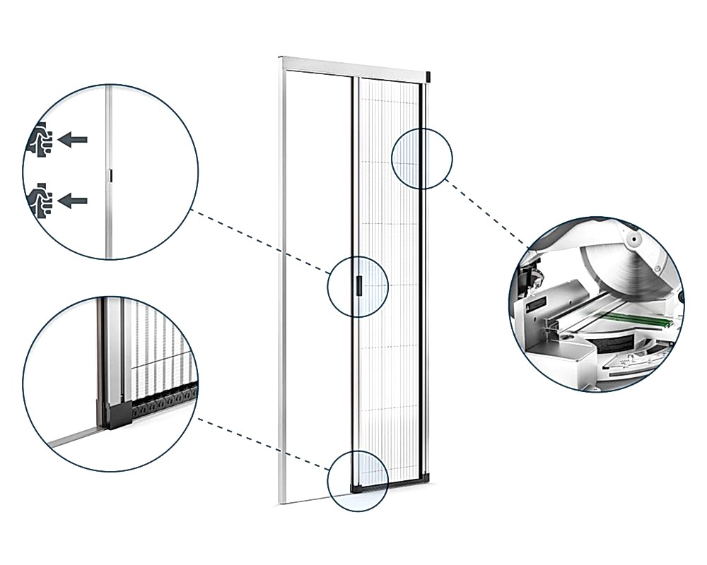 Москитные сетки плиссированные