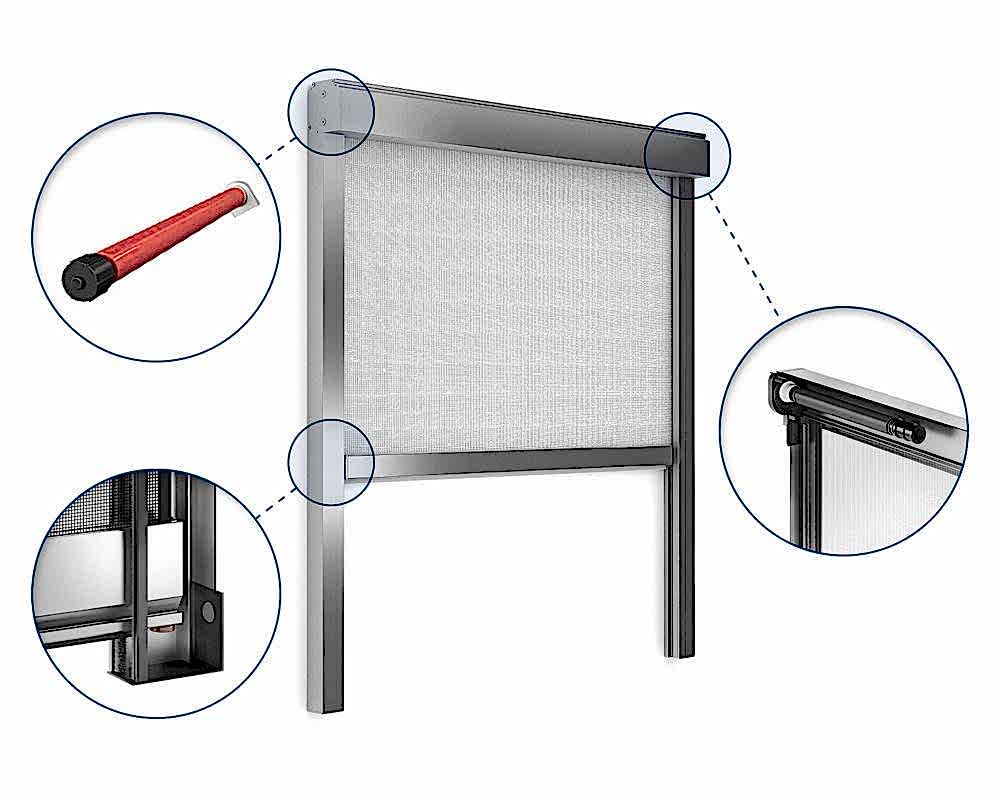 Москитные сетки рулонные