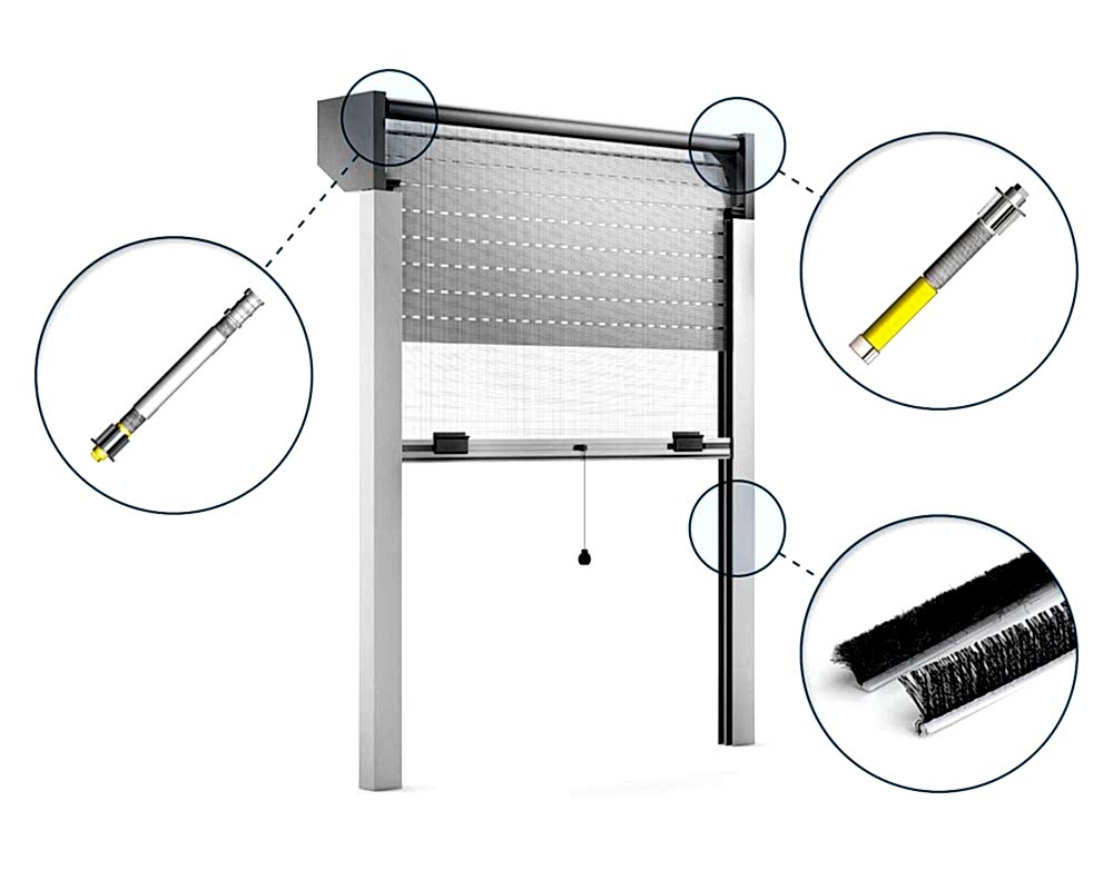 Москитные сетки рулонные