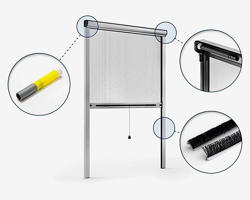 Москитные сетки рулонные