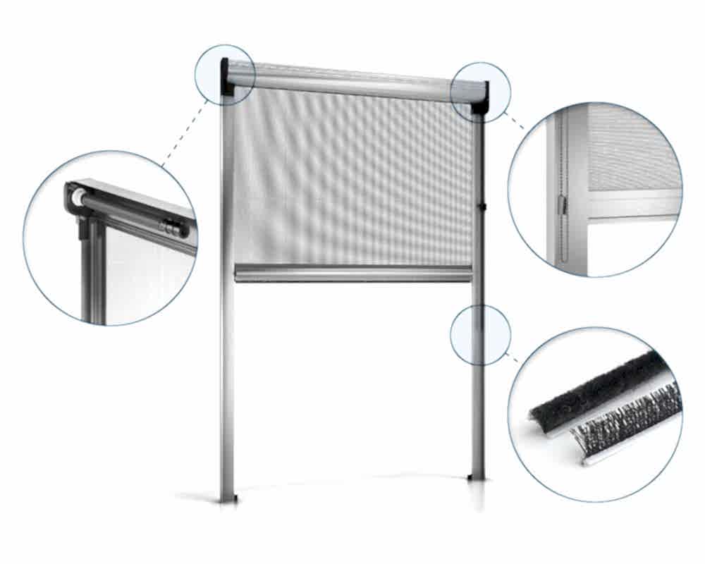 Москитные сетки рулонные