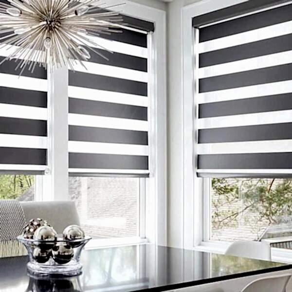 Рулонные шторы Зебра День-Ночь