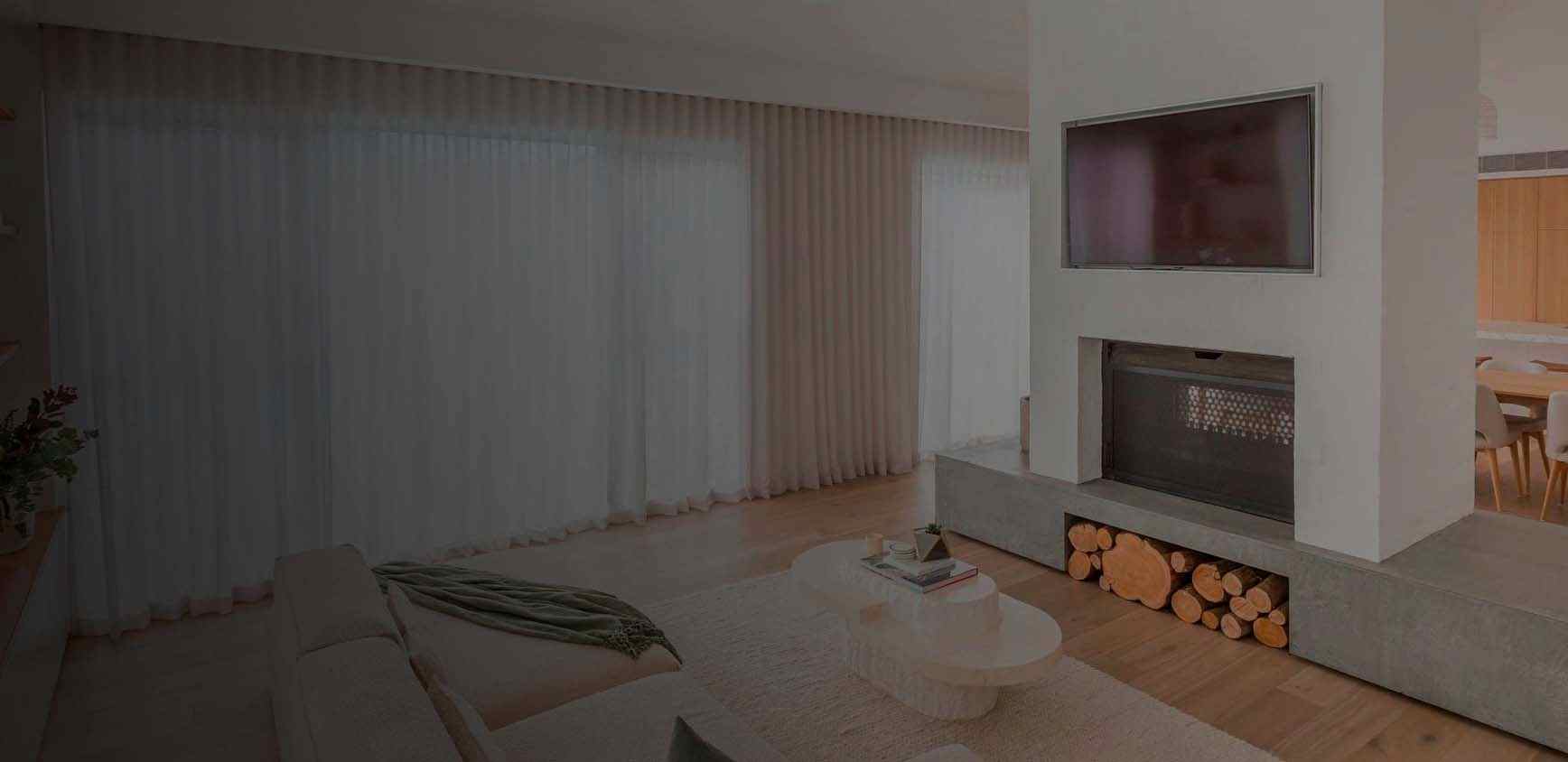 Шторный телескопический электрокарниз FixLine