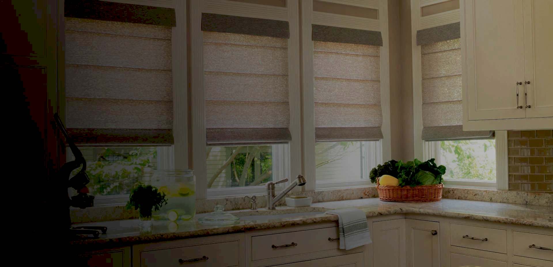 Римские шторы для кухни