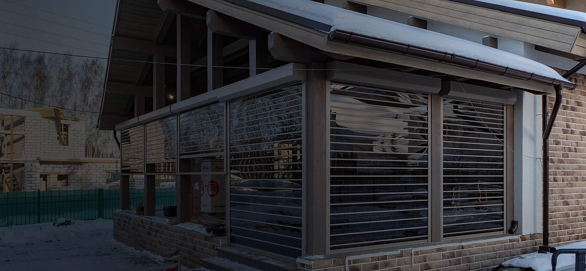 Рольставни прозрачные